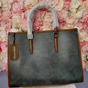 Montana West Laptop Tote Bag 15.6 Inch Computer Bags Business Office Work